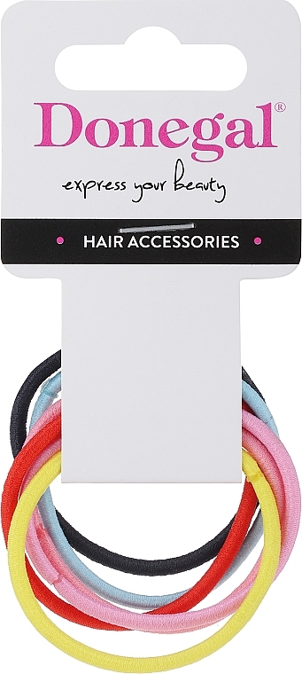 Hair Tie Set, FA-5664, multicolored - Donegal — photo N1