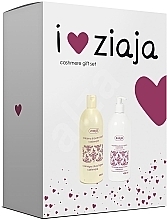 Set - Ziaja Cashmere Proteins Gift Set (shower/soap/500ml + body/lot/400ml) — photo N1