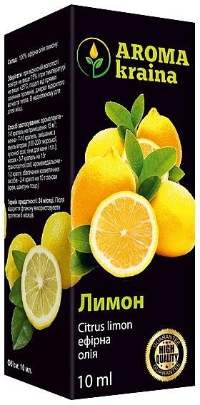 Essential Oil 'Lemon' - Aroma kraina — photo N1