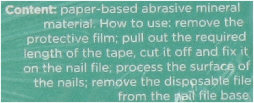 Nail File Refill Tape 100 grit, white, 6 m - Staleks Pro Expert — photo N2