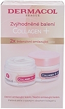 Set - Dermacol Collagen+ (d/f/cr/50ml + n/f/cr/50ml) — photo N2