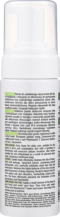 Deep Cleansing Foam - Pharmaceris T Puri-Sebostatic Deeply Cleansing Foam — photo N2