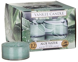 Fragrances, Perfumes, Cosmetics Tea Light Candles - Yankee Candle Scented Tea Light Candles Aloe Water