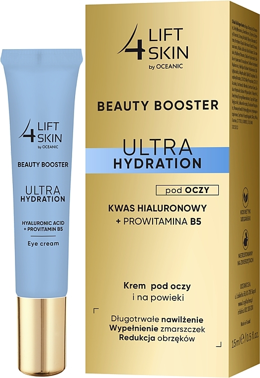 Eye Cream - Lift 4 Skin Beauty Booster Ultra Hydration Hyaluronic Acid + Provitamin B5 — photo N1