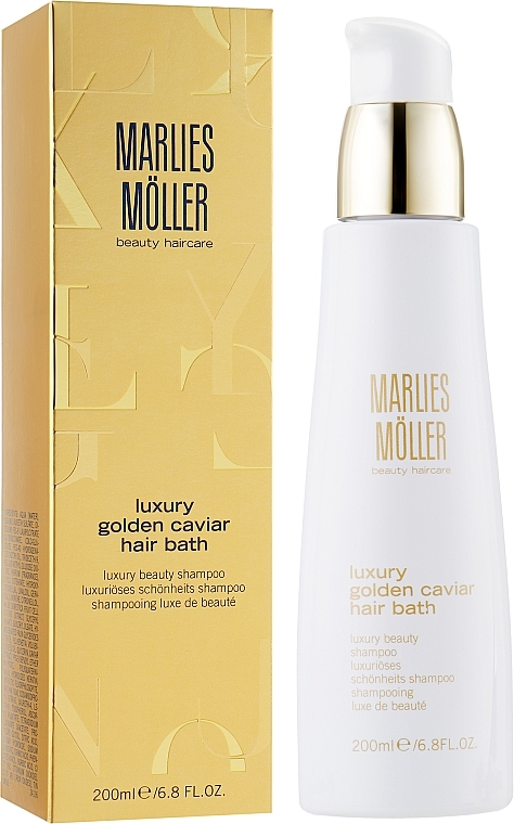 Caviar Shampoo - Marlies Moller Luxury Golden Caviar Hair Bath — photo N1