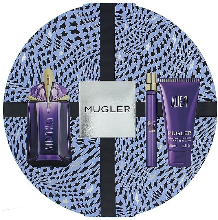 Mugler Alien - Set (edp/60ml + edp/10ml + b/lot/50ml) — photo N3