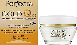 Fragrances, Perfumes, Cosmetics Anti-Wrinkle Day & Night Cream 70+ - Perfecta Gold Q10