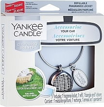 Fragrances, Perfumes, Cosmetics Car Air Freshener - Yankee Candle Charming Scents Linear Refillable Locket Clean Cotton