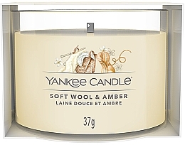 Fragrances, Perfumes, Cosmetics Mini Scented Candle in Glass - Yankee Candle Soft Wool & Amber Mini