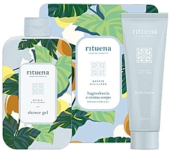 Fragrances, Perfumes, Cosmetics Rituena Estate Siciliana - Set (sh/gel/400ml+b/lot200ml)