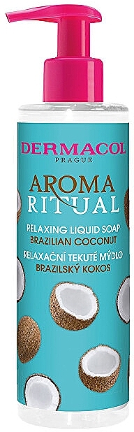 Liquid Brazilian Coconut Soap - Dermacol Aroma Ritual Brazilian Coconut Relaxing Liquid Soap — photo N1