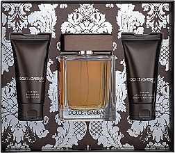 Fragrances, Perfumes, Cosmetics Dolce&Gabbana The One For Men - Set (edt/100ml + ash/balm/50ml + sh/gel/50ml)