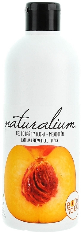 Nourishing Shower Cream-Gel "Peach" - Naturalium Bath And Shower Gel Peach — photo N1