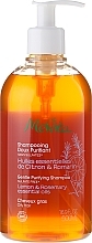 Gentle Cleansing Shampoo for Oily Hair "Lemon & Rosemary" - Melvita Hair Care Gentle Purifyng Shampoo — photo N3