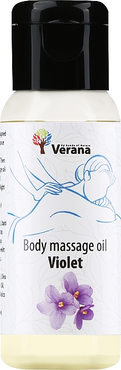 Violet Flower Body Massage Oil - Verana Body Massage Oil — photo N1