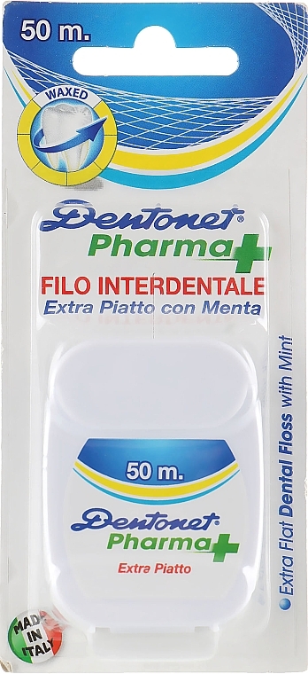 Extra-Flat Dental Floss, 50 m - Dentonet Pharma — photo N1