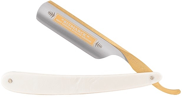 Straight Razor, pearl-white - Dovo Straight Razor 6/8" Pearl White Bismarck — photo N1