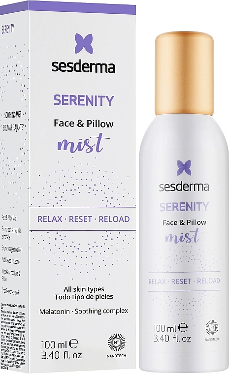 Night Face Mist - Sesderma Serenity Face Pillow Mist — photo N2