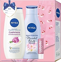 キット - NIVEA Girl's Stuff (sh/gel/250ml + b/lotion/200ml + lip/balm/5,5ml + socks) — photo N4