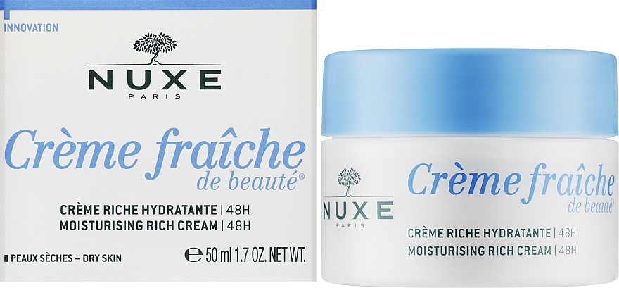 Rich Face Cream for Dry Skin - Nuxe Creme Fraiche De Beaute Moisturising Rich Cream 48H — photo N3