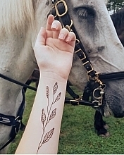 Temporary Flash Tattoo "Black Branches" - Arley Sign — photo N4