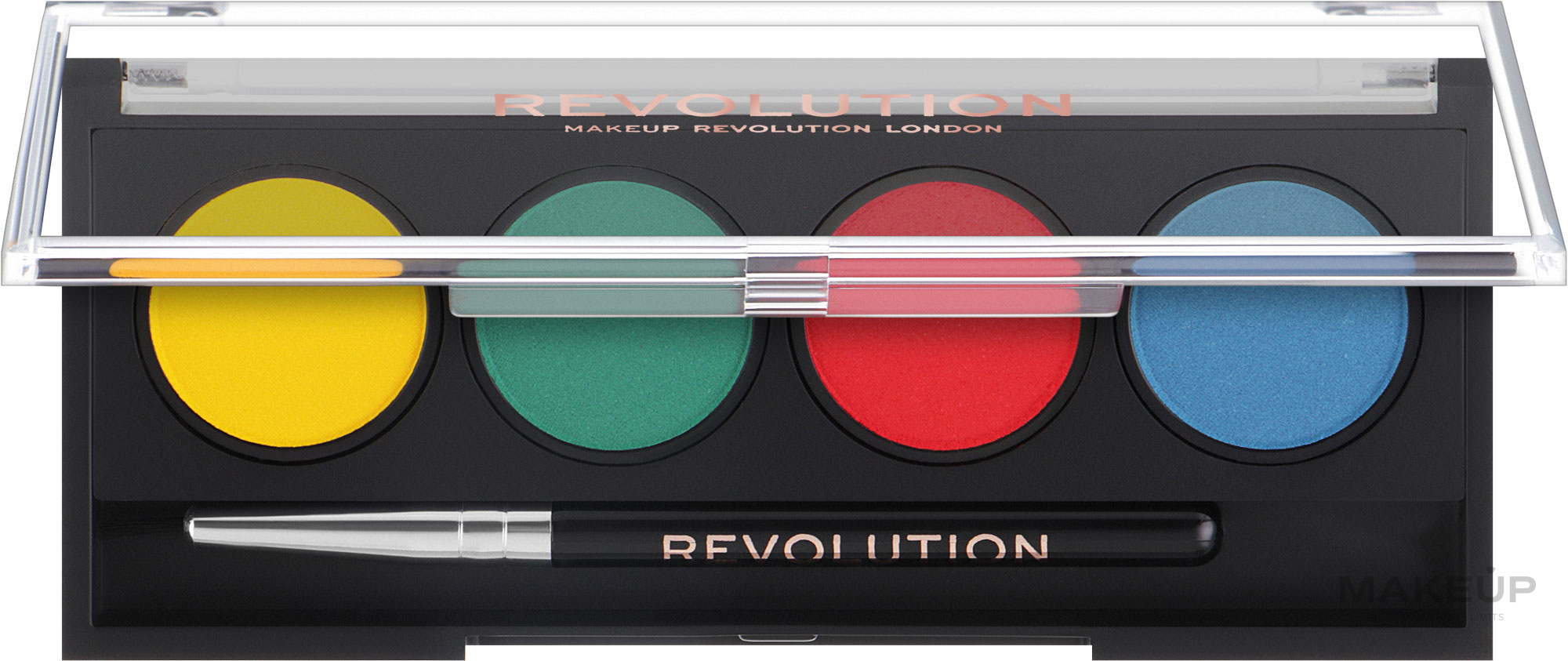 Eyeliner Palette - Makeup Revolution Water Activated Graphic Liner Palette — photo Bright Babe