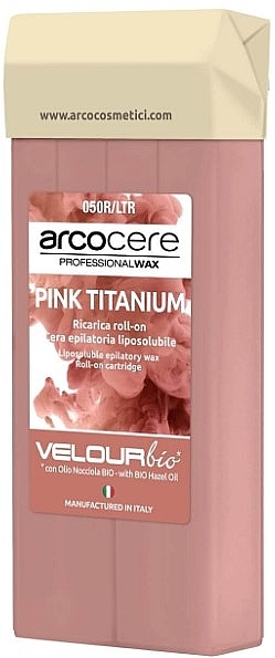 Hair Removal Wax - Arcocere Azulene Wax Pink Titanium — photo N1
