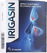 Nose & Paranasal Sinuses Wash Powder - Aflofarm Irigasin — photo N1