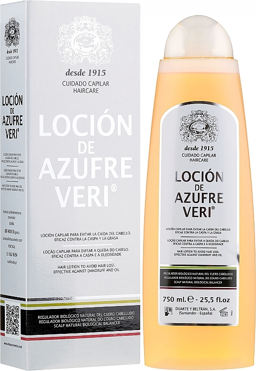 Anti Hair Loss Lotion - Intea Azufre Veri — photo N4