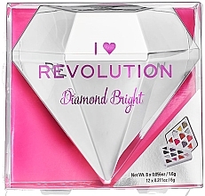 Eyeshadow Palette, 20 shades - I Heart Revolution Diamond Bright Palette — photo N2