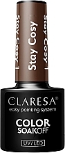 Fragrances, Perfumes, Cosmetics Gel Nail Polish - Claresa Stay Cosy Color SoakOff UV/LED Gel Polish