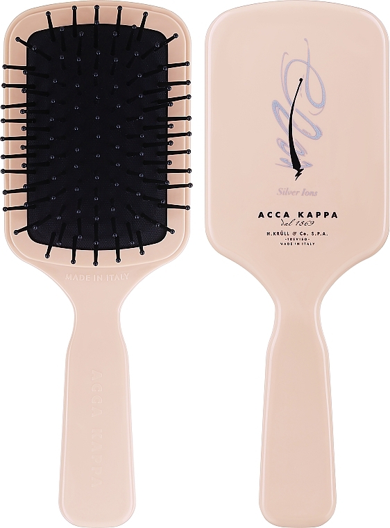 Mini Hair Brush, powdery - Acca Kappa Midi Paddle Brush — photo N1