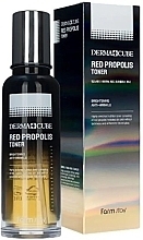 Fragrances, Perfumes, Cosmetics Nourishing Propolis & Hibiscus Toner - FarmStay Derma Cube Red Propolis Toner