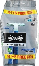 Fragrances, Perfumes, Cosmetics Disposable Razors, 10+5 pcs - Wilkinson Sword Extra 2 Precision