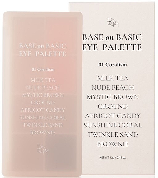 Eyeshadow Palette - Beauty Of Majesty Base On Basic Eye Palette — photo N2