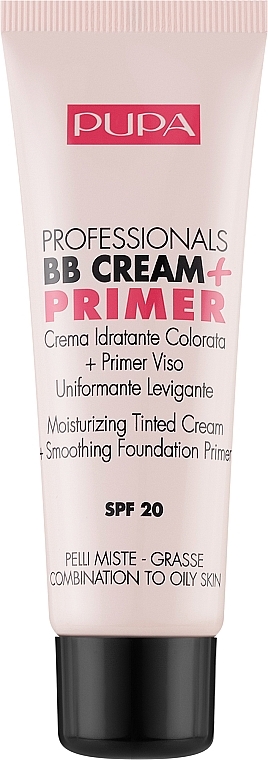 Moisturizing BB Cream + Primer - Pupa Professionals BB Cream+Primer — photo N1