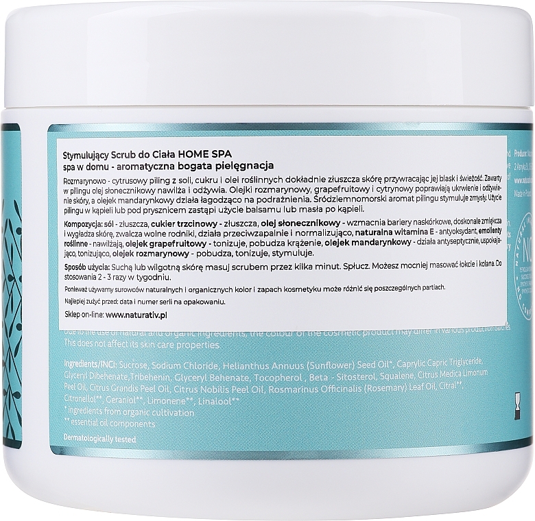 Stimulating Body Scrub - Naturativ Stimulating Body Scrub Home Spa — photo N2