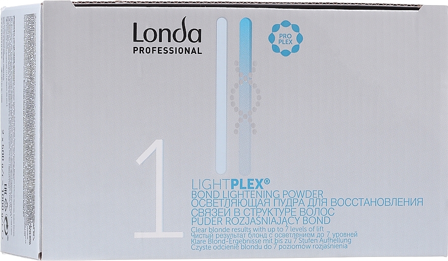 Lightening Hair Powder - Londa Professional Lightplex Bond Lightening Powder — photo N1