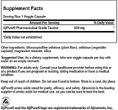 Fragrances, Perfumes, Cosmetics Taurine Dietary Supplement for Cardiovascular Health, 60 Caps - Swanson Taurine Featuring AjiPure 500mg Veggie Capsules