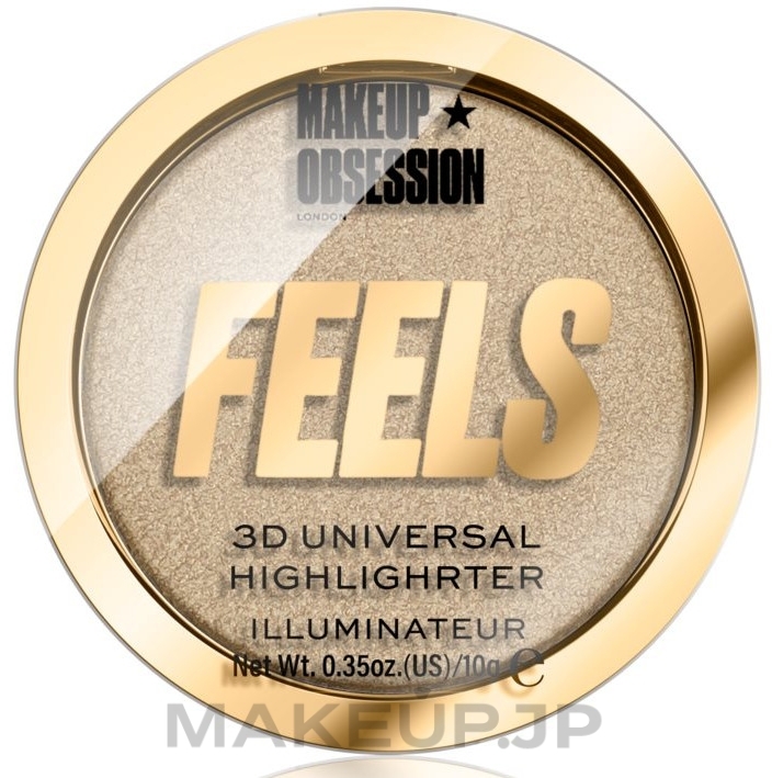 Highlighter - Makeup Obsession Feels 3D Universal Highlighter — photo 24K