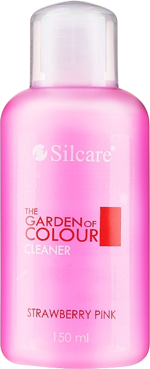 Nail Degreaser "Strawberry" - Silcare Cleaner The Garden of Colour Strawberry Pink — photo N1