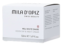 24-Hour Face Cream - Mila D'Opiz Mila White Shade Vision Day+ Night Cream — photo N2