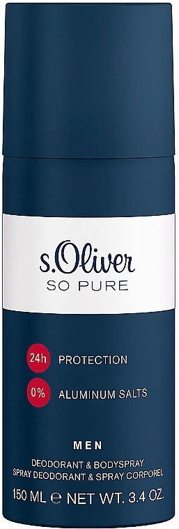 S.Oliver So Pure Men - Deodorant — photo N1