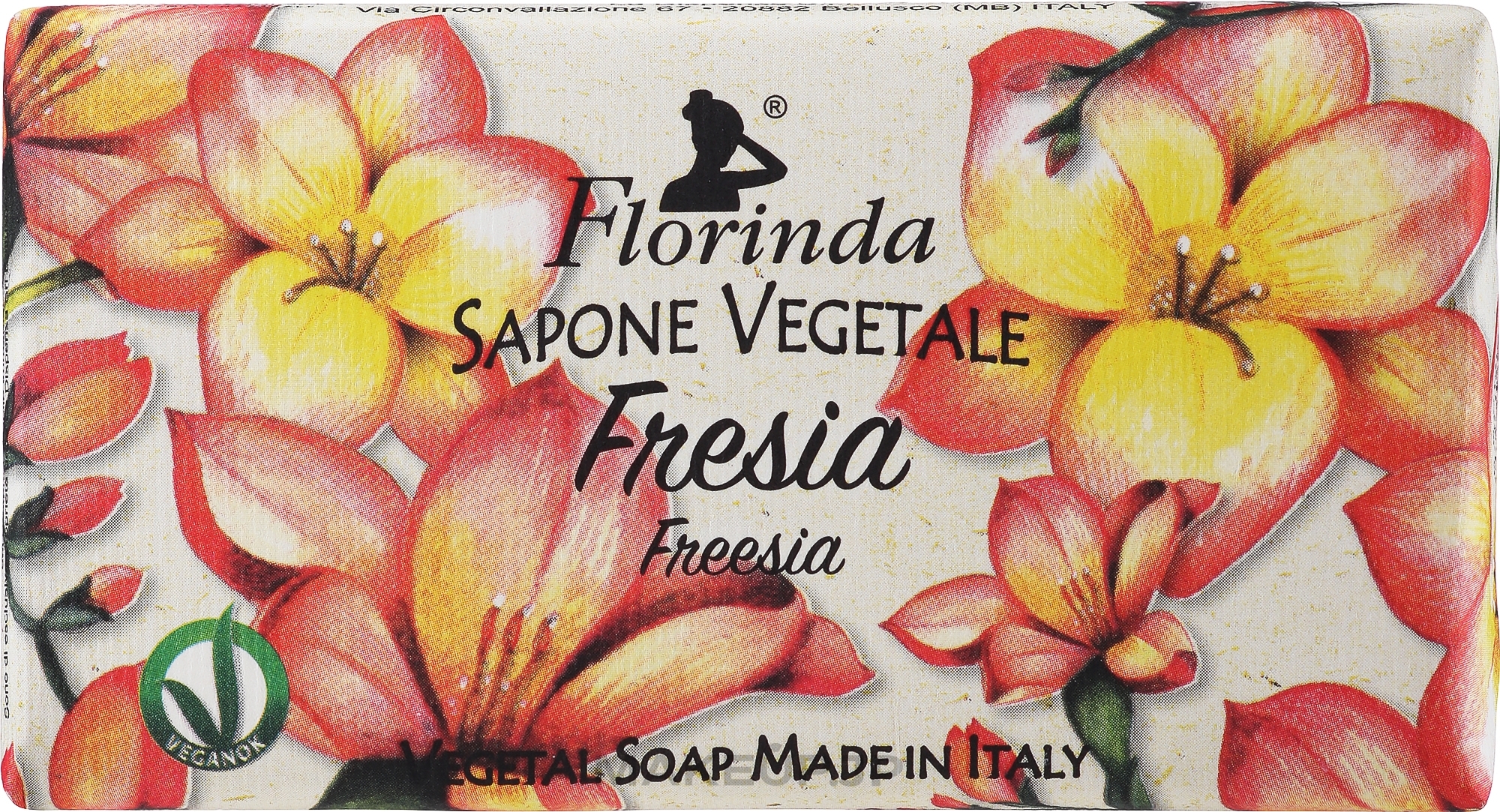 Natural Soap 'Freesia' - Florinda Sapone Vegetale Freesia — photo 100 g