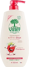 Fragrances, Perfumes, Cosmetics Kids Shower Cream Gel with Raspberry Extract - L'Arbre Vert Cream Shower Gel
