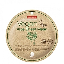 Fragrances, Perfumes, Cosmetics Aloe Sheet Mask - Purederm Vegan Sheet Mask Aloe