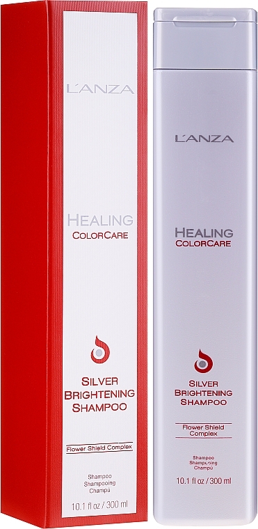 Anti-Yellow Shampoo - L'Anza Healing ColorCare Silver Brightening Shampoo — photo N1