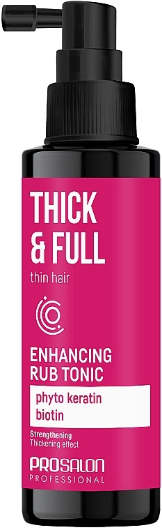 Strengthening Rub Tonic for Thin & Weak Hair - Prosalon Thick & Full Enhancing Rub Tonic — photo N1