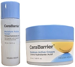 Set - Holika Holika CeraBarrier Moisture Active Set (cr/50ml + toner/30ml) — photo N1