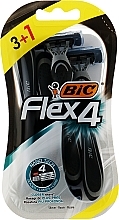 Men Razor "Flex 4", 3+1 pcs - Bic — photo N1